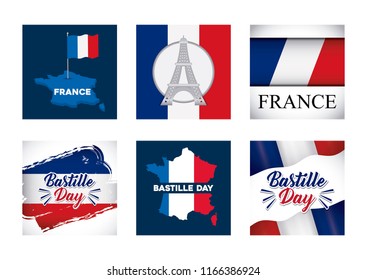 Bastille day design