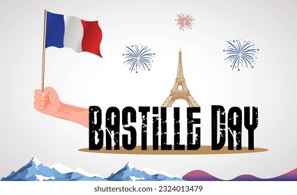 Afiche del Día Nacional de la Bastilla, Francia