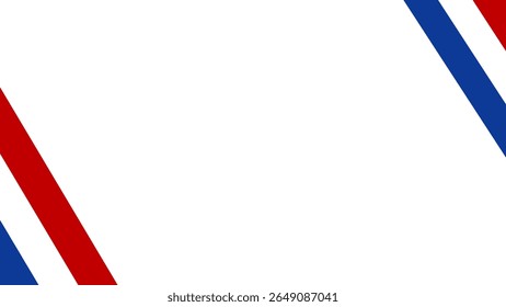 Bastille Day, French National Day background illustration with the flag of France	
