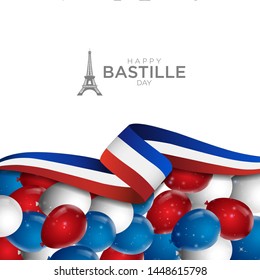 Bastille Day Of French National Day Illustration