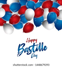 Bastille Day Of French National Day Illustration
