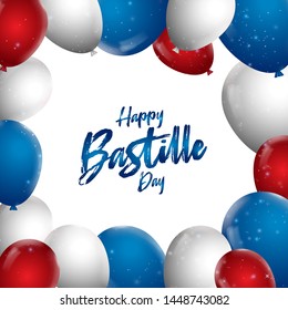 Bastille Day Of French National Day Illustration