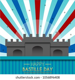 Bastille day illustration
