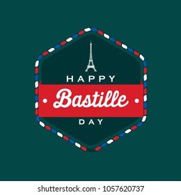 Bastille day illustration