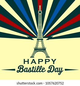Bastille day illustration
