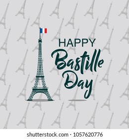 Bastille day illustration