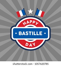 Bastille day illustration