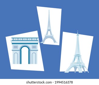 Bastille Day set three items