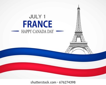 Bastille day. Vector background.