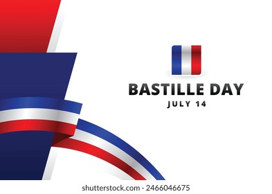 Bastille Day Vector Design Illustration