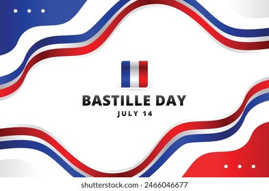 Bastille Day Vector Design Illustration