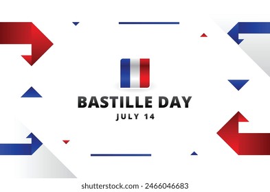 Bastille Day Vector Design Illustration