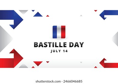 Bastille Day Vector Design Illustration