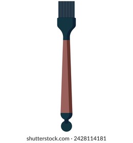Basting brush for grill vector cartoon illustration isolated on a white background.