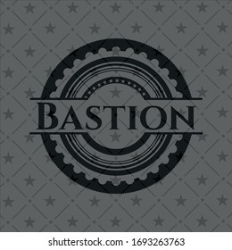 Bastion dark emblem. Vector Illustration. Detailed.
