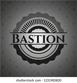Bastion dark icon or emblem