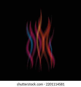 bastract colorful fire background vector illustration