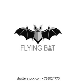 bat animal fly logo