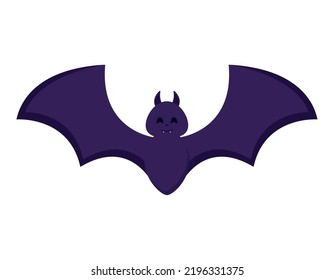 bat animal flying over white