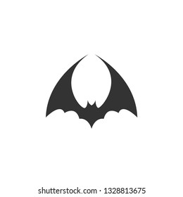 Bat animal icon design template vector isolated illustration