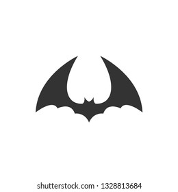Bat animal icon design template vector isolated illustration