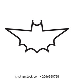 Bat Animal Icon In Vector