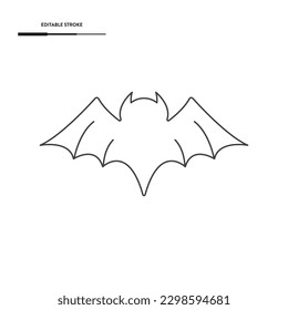 Bat Animal Icon Vector Design.