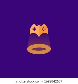 bat animal logo design and gameplay illustrations