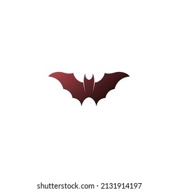 Bat animal logo icon illustration template vector