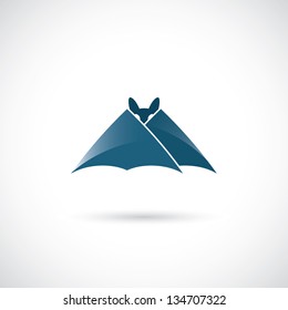 Bat animal - vector illustration