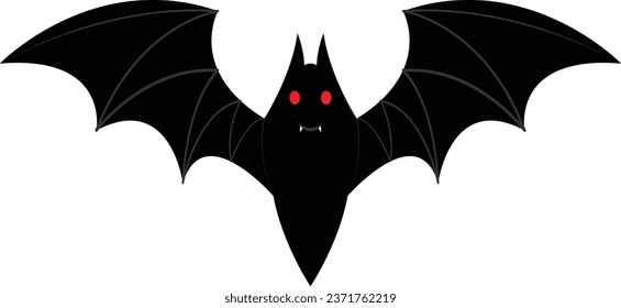 Fledermaus-Vektorbild oder Clipart