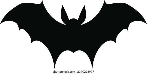 Bat animal vector isolated icon. Bat emoji illustration.