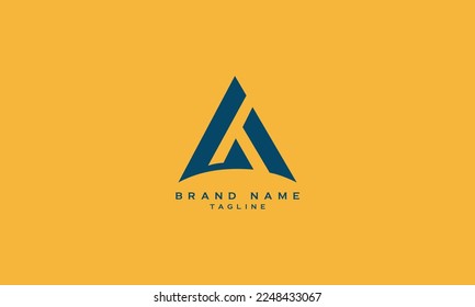 BAT, BA, AB, Abstract initial monogram letter alphabet logo design