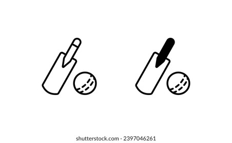 Diseño de iconos de Ball con ilustración de fondo blanco