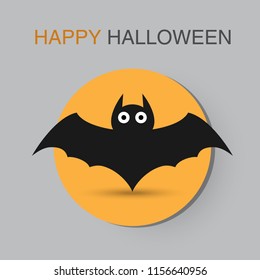 bat black vector icon