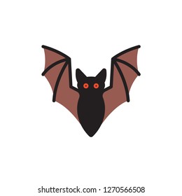 bat cartoon icon