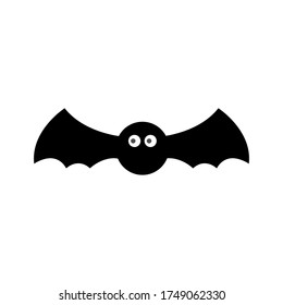Bat cartoon icon vector design