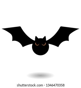 Bat cartoon Vector.