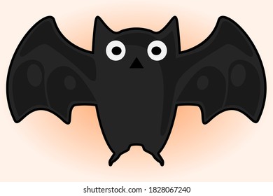 Vector de dibujos animados de murciélago. Ilustración de Bat