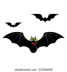 Bat Cartoon Vector Template Stock Vector (Royalty Free) 317834990 ...