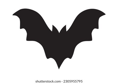 Bat Clipart, Bat Silhouette, Halloween bat, Flying, Spooky 