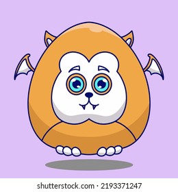 Bat Cute Art Cartoon Illustration Artwork Isolated