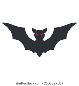 Bat decoration for wall vector cartoon illustration isolated on a white background.