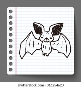 bat doodle