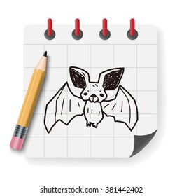 bat doodle