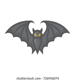 Bat filled outline icon, halloween and scary, animal sign vector graphics, a colorful line pattern on a white background, eps 10.