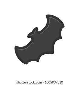 bat flat and fill halloween icon