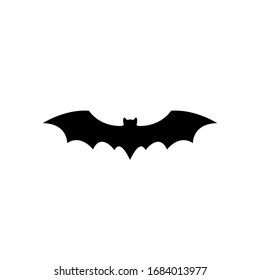Bat flat vector icon illustration isolated on white background
