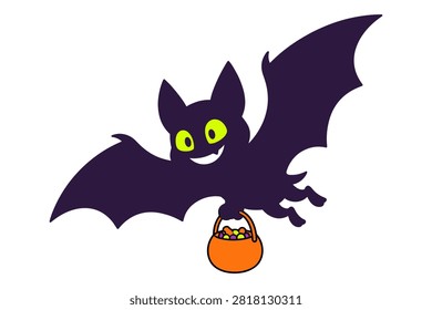 Bat  flying 