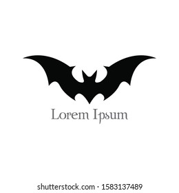 Bat flying halloween isolated icon vector illustration design.